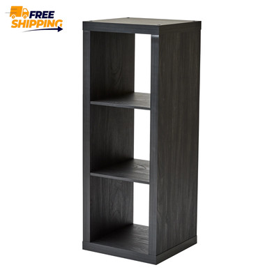 3 Cube Storage Organizer, Charcoal NEW AND FREE SHIPPING