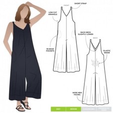 Style Arc Sewing Pattern Norman Jumpsuit Sizes 10-22
