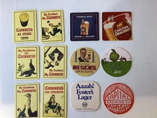 12 different Australian Breweries issues BEER COASTERS All 12 for $2.50.  G19