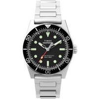 Herrenuhr Timex Deep Water Reef TW2W95200 Edesltahl Schwarz Sub 200Mt