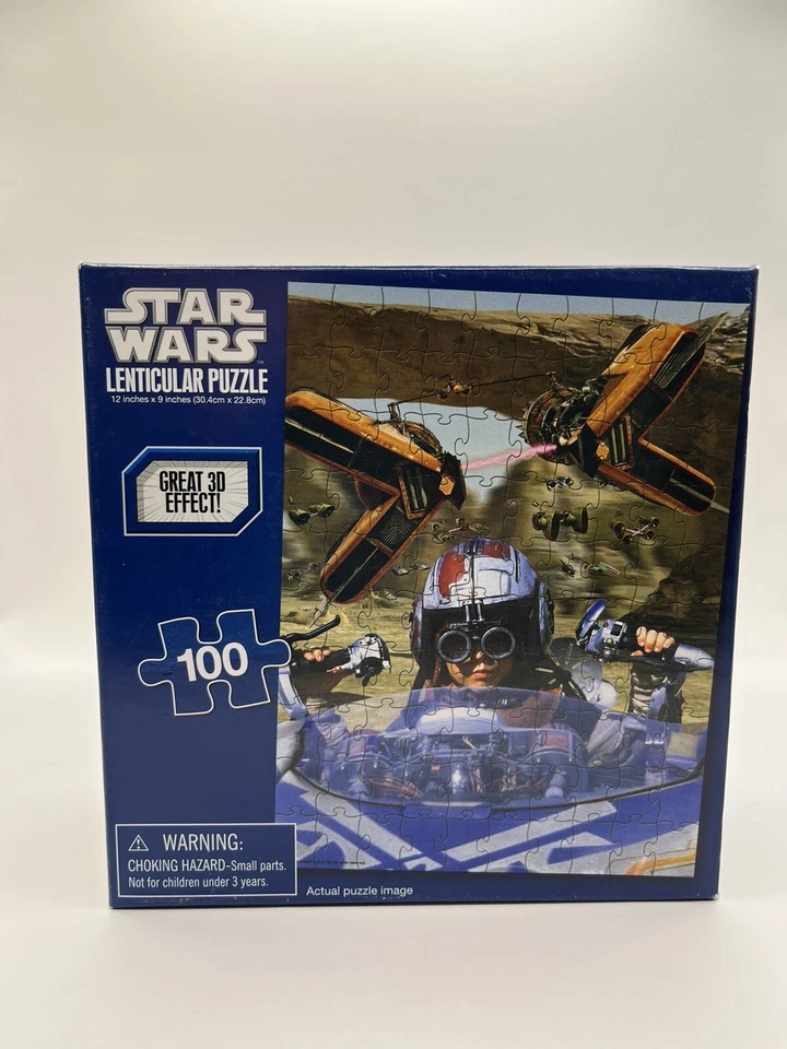 Star Wars Lenticular Jigsaw Puzzle Anakin Skywalker 100 Pieces 12 X 9 - Image 2 of 4