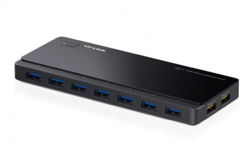 TP-Link UH720 7-Port USB 3.0 HUB + 2 Ladeports (2,4A) für Tablet und Smartphone,