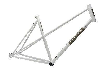NEW Soma Buena Vista Rim brake frame and fork set 50cm White NEW Soma Buena Vista Rim brake frame and fork set 50cm White