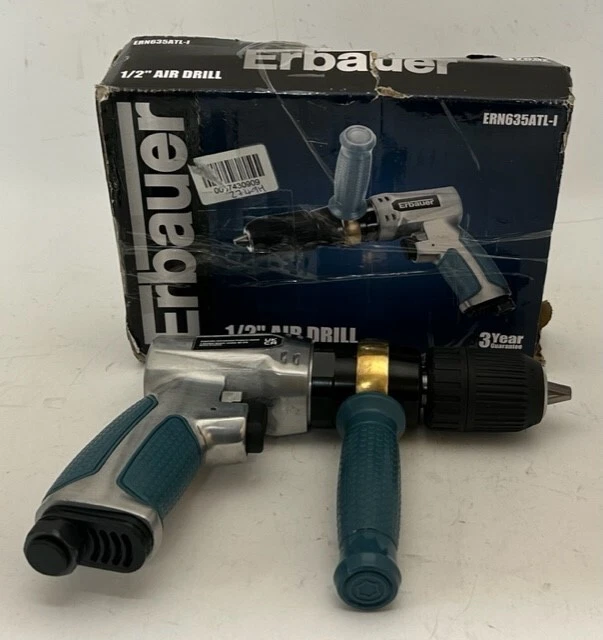 Erbauer Drill Air ERN635ATL Keyless Rubber Grip Variable Speed