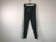 Galaxy By Harvic Slim Fit Classic Stretch Jogger Pants- Men's Size S-Black/White