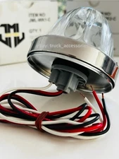 New 1157 2nd GEN JML Watermelon Clear Glass Lens Flush Mount KIT - 3 wire (EACH)