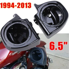 6.5" Speaker Boxes Pods Lower Vented Fairing Fit For Harley Touring 1993-2013