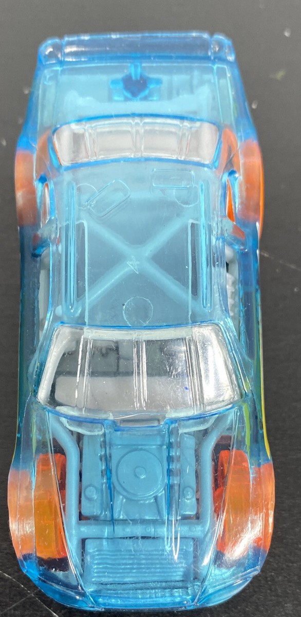 Hot Wheels Stockar Translucent Clear X-Raycers Stock Blue Orange