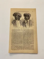 Choctaws Native American Females Southeastern Woodlands c. 1858 Engraving