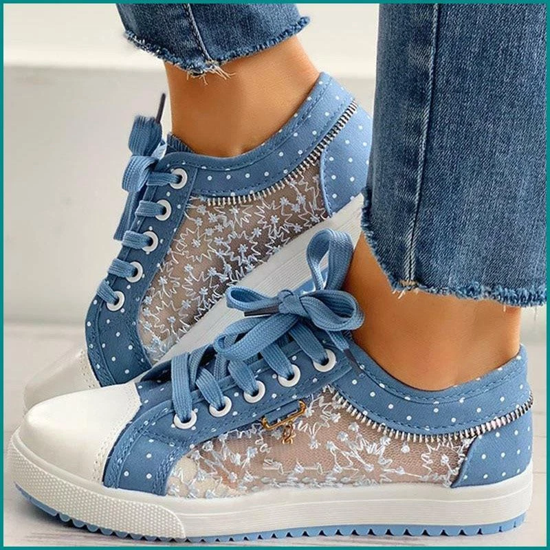 Medalla Mejorar tímido Zapatillas De Moda Verano para Mujer Zapatos Casual De Lona Tenis Cómodo  LabioS | eBay