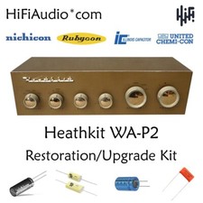 Heathkit WA-p2 preamp restoration kit upgrade...