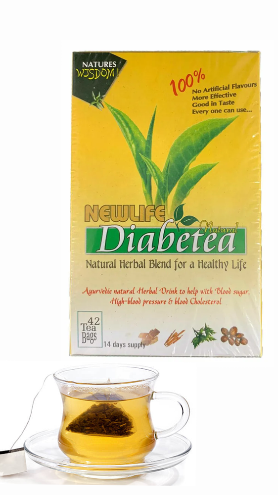 DIABETEA 100% Natural Herbal Blend 42 Tea bags Ayurvedic
