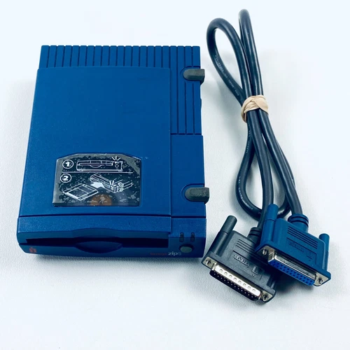 Iomega Zip 100MB Parallel Port Drive w/ Cable (No Power Supply) FREE SHIPPING