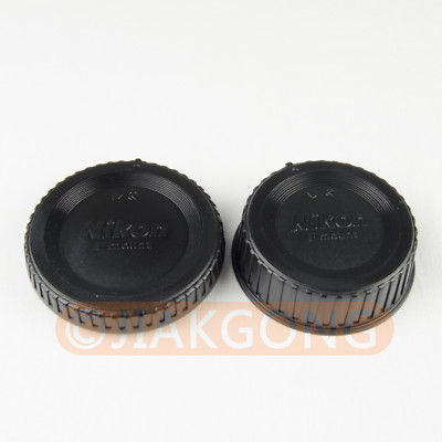 DSLRKIT Rear Lens + Camera body Cover cap for Nikon F mount AI AF AF-S DSLR