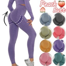 Women High Waist Leggings Stretchy Scrunch Sport Butt Lifting Push Up Yoga Pants