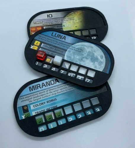 Terraforming Mars Colonies - 11 superposiciones - color combinado o todo negro - Imagen 3 de 10