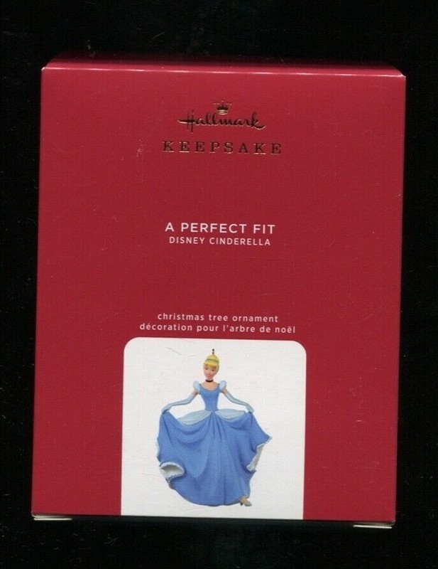 2020 Hallmark Ornament - A PERFECT FIT - Disney's Cinderella - New In Box