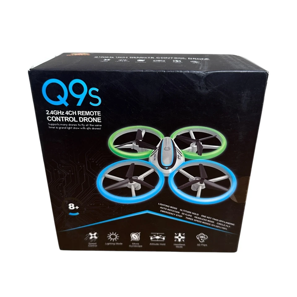 Q9s Drones for Kids,RC Drone with Altitude Hold and Headless Mode,Quadcopter ... - Image 2 of 4