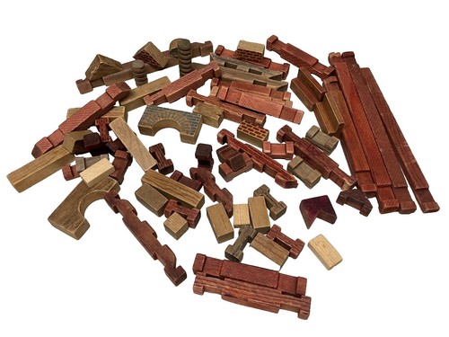 Vintage The Original Tinker Toy Set 1960s Canister w Directions No