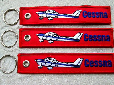 Cessna 172  / Keychain Schlüsselanhänger 3er SET Keychain Avion Aircraft YakAir