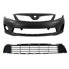 For 2011 2012 2013 Toyota Corolla Front Bumper Cover Lower Grille Set For 2011 2012 2013 Toyota Corolla Front Bumper Cover Lower Grille Set