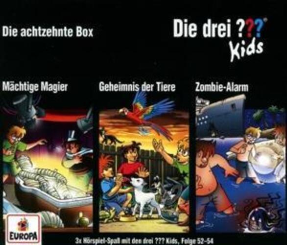 Thumbnail - Die Drei ??? Kids 18. /3er Box- Folgen 52-54 (3 Audio-cds) | Audio-cd