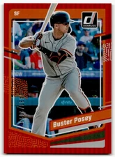 2023 Donruss Red Holo Buster Posey #196 San Francisco Giants 1437/2023