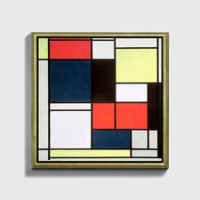 Stampa su Carta, Tela, Quadro o Cornice Piet Mondrian Tableau II
