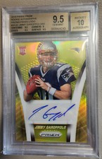 2014 Panini Prizm JIMMY GAROPPOLO Rookie RC Logo Prizm Auto #/60 BGS 9.5 Auto 10