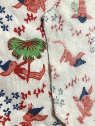 Vintage Children Novelty 40's - 60's - Winter fabric Light Wool 50cm L x 85cm w - Bild 10 von 12
