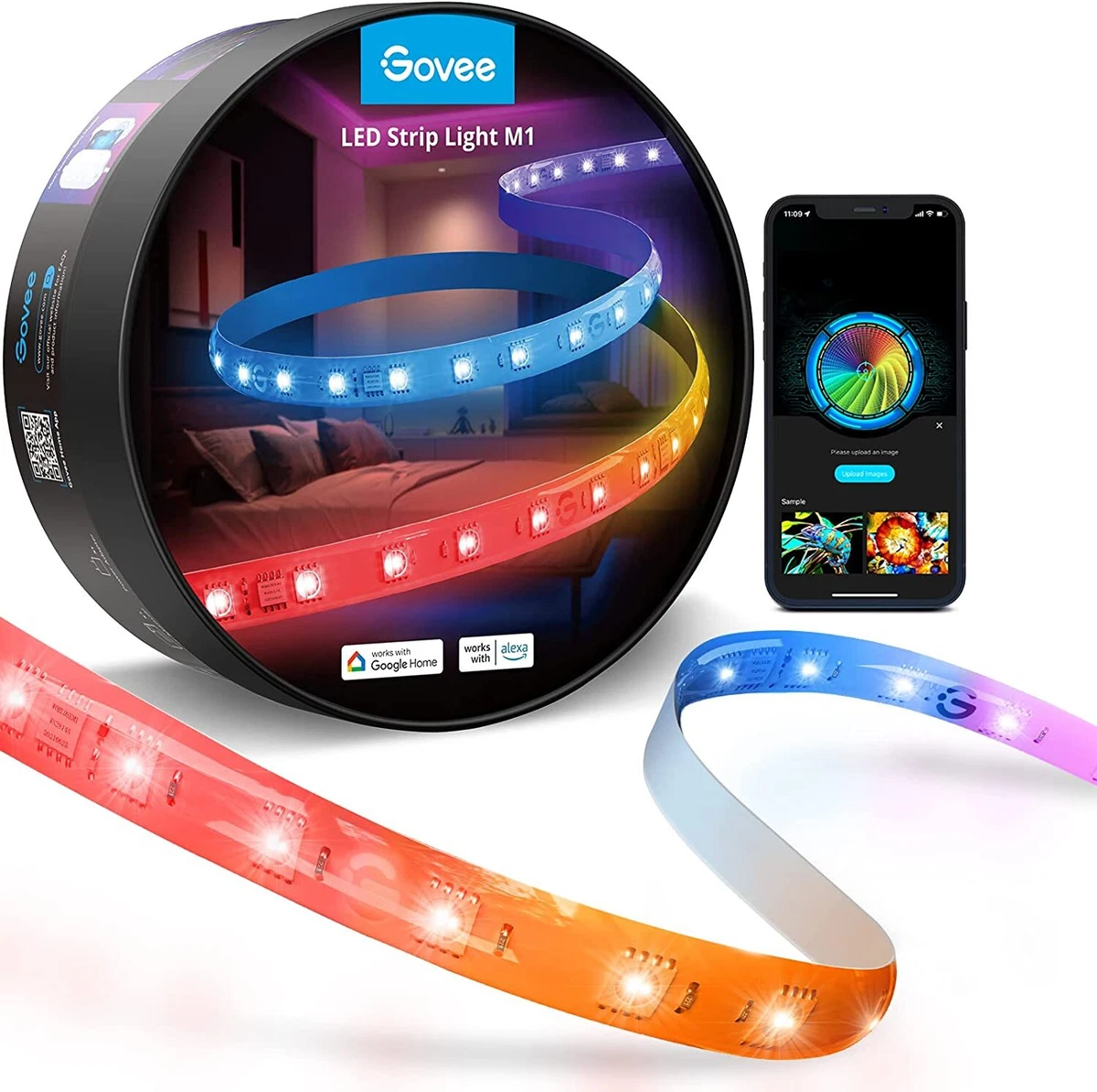 Govee RGBIC LED Strip Lights M1, Upgraded RGBIC Technology, 5m