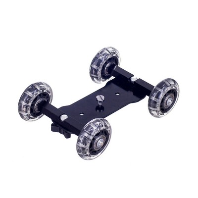 Kamera Dolly Slider mit drehbaren Rollen ideal für glatte Filmwinkel
