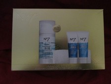 New No7 Hydration TRIO LOT Skin Care Boxed Gift Set Hydra Luminous Gel  Mask