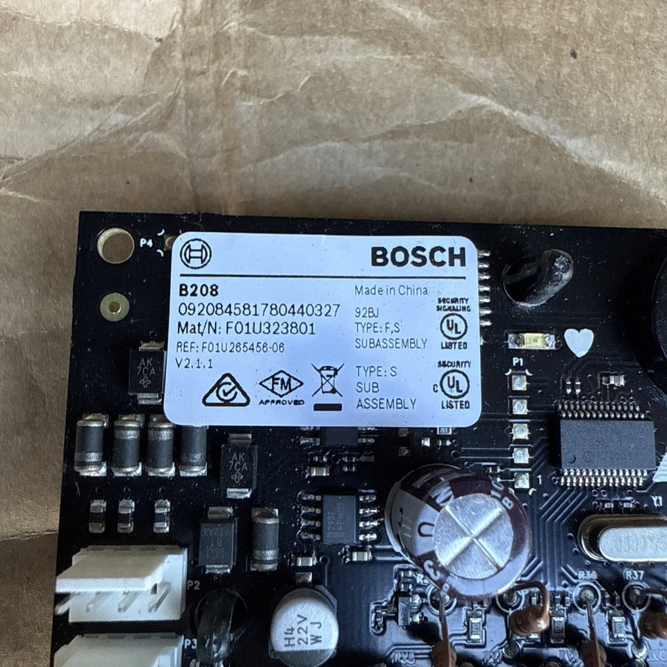 Bosch B208 Módulo de Octo-Entrada Panel de Control Expansión - Interruptor Fácil de Leer Foto 2 de 3