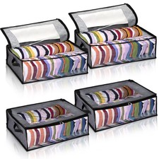 4 Pack Hat Storage for Baseball Caps, Non-woven Wide Hat Organizer, Large Spo...