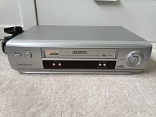 Samsung SV-240B VHS VCR Video Cassette Recorder Silver Tested + SCART Cable READ