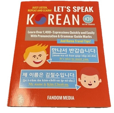 Let's Speak Korean: Learn Over 1,400+ Expressions PB Clean/No Apparent Marks
