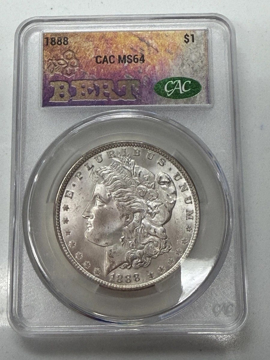 MS 64 Graded 1888 Year Morgan US Dollars (1878-1921) for sale | eBay