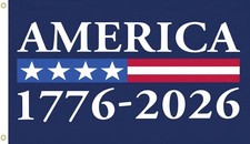 1776-2026 250th Anniversary Flag 3x5 Ft,250 Years USA Patriotic Banner ...