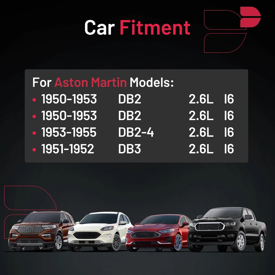 Set of 4 Iridium Spark Plugs 2983 For 1950-1955 Aston Martin DB2 DB3 DB2-4 Foto 2 de 4