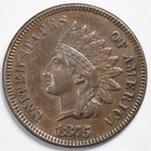1875 Indian Head Penny Choice Extremely Fine XF+