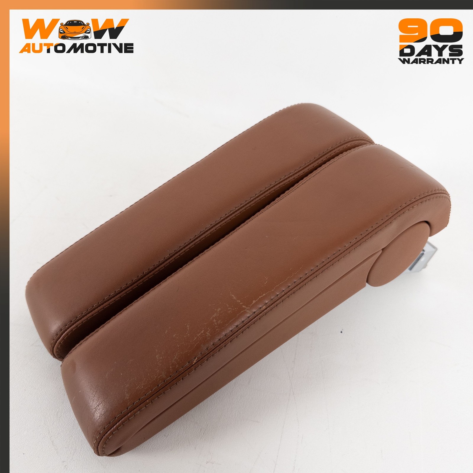 06-19 BENTLEY FLYING SPUR FRONT LEFT RIGHT CENTER CONSOLE ARMREST BROWN SET OEM
