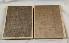 Vintage 2005  2006 Linen Canvas XL Sized 2pc Stamp Stamps New