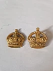 WW2 British Army Commonwealth Officers Rank Crowns Badges  military militaria