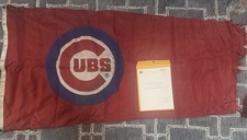 Wrigley Field Chicago Cubs Roof Top Flag Stadium Flag Game Used
