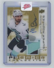 2022-23 Upper Deck Premier Super Rookies Patch Matty Beniers Auto 1/1