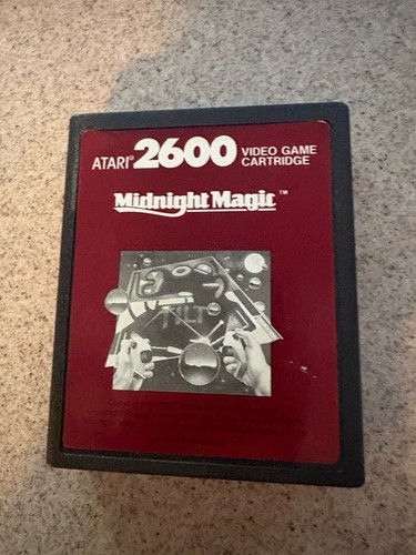 Midnight Magic - Atari 2600 - Cleaned & Tested - MYO LOT; WILL COMBINE