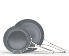 Calphalon® Premier Ceramic Nonstick 8" and 10" Frying Pan Set, Midnight Blue