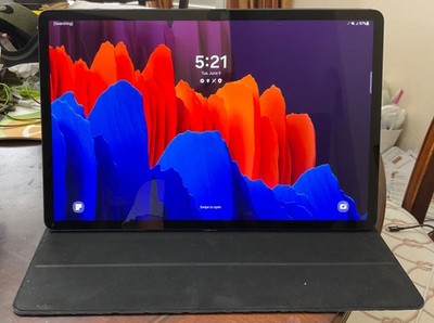 Samsung Galaxy Tab S7+ SM-T976 128 GB, Wi-Fi + 5G, 12.4 in - Mystic Black