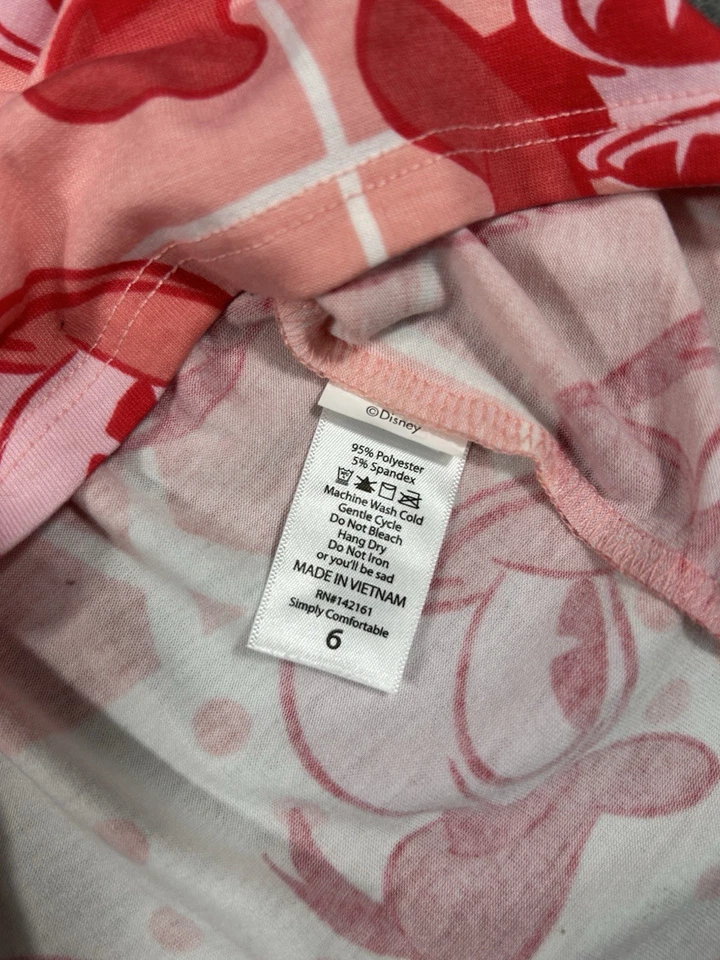 Lularoe Kids Disney Irma Tunic Top - Size 6 NEW with tags Red/Pink Donald - Image 4 of 4
